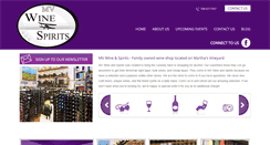 Desktop Screenshot of mvwinestore.com